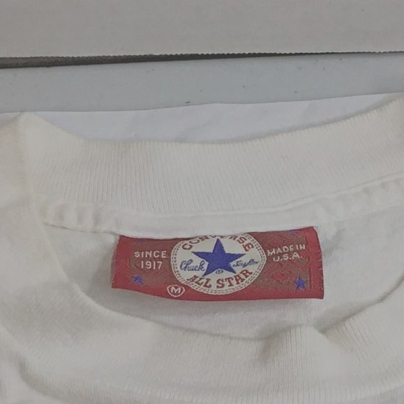 Bike Week Rally Myrtle Beach Double Sided White Tee Shirt single Stitch 90s Med - Picture 6 of 6